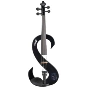 Sensible solutions provides professional Stagg EVN 44 S-shaped black electric violin set product solutions
