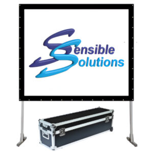 Sensible Solutions supplies professional JK 133" Fast Fold frame Screen 16:9 Ratio product Solutions.
