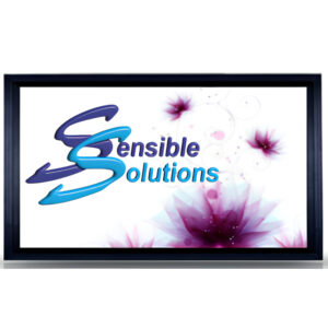 Sensible Solutions supplies professional JK 119" Fixed frame Screen 16:9 Ratio product Solutions